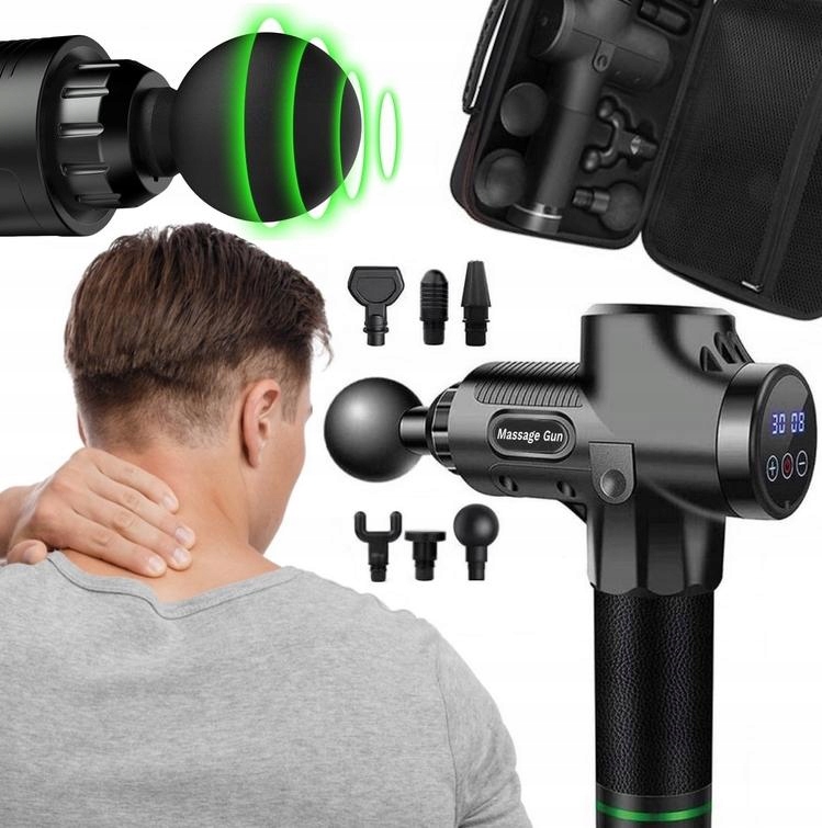 

Pistolet Do Masażu Mocny Masażer Massage Gun Pro