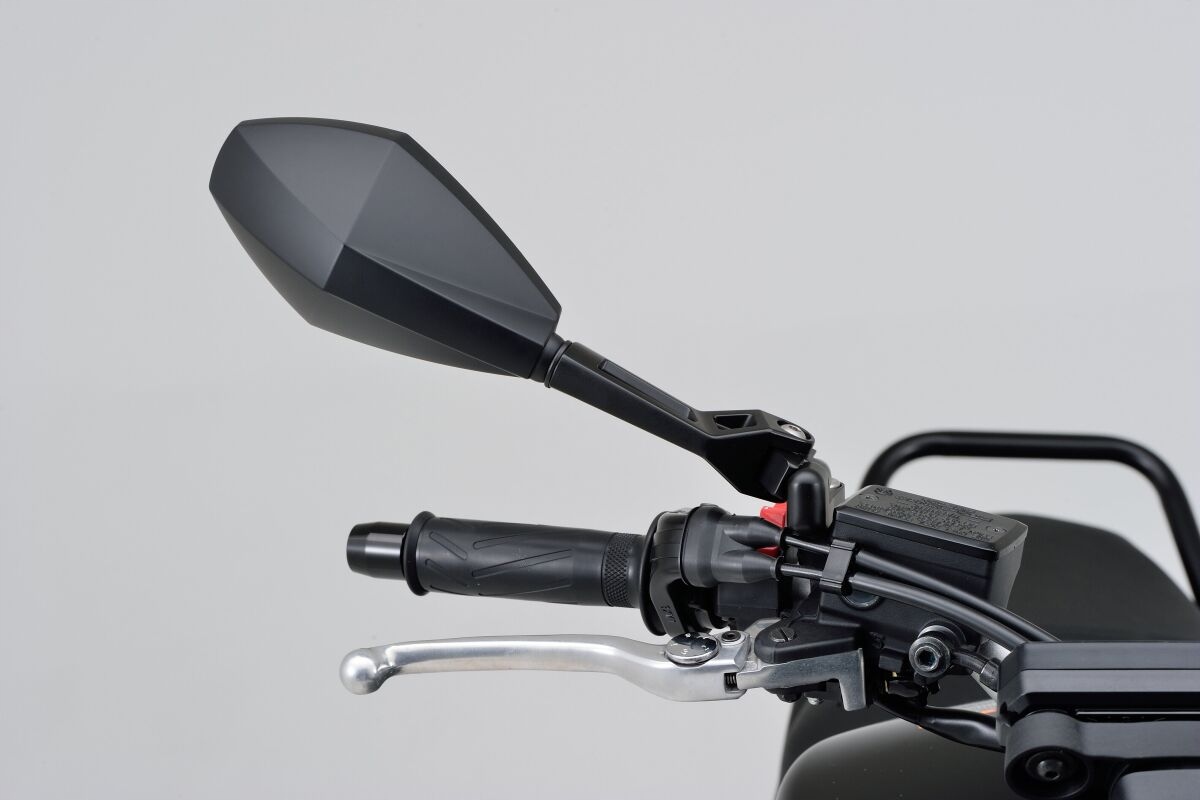 Pravé Univerzálne Motocyklové Zrkadlo Daytona Čierne