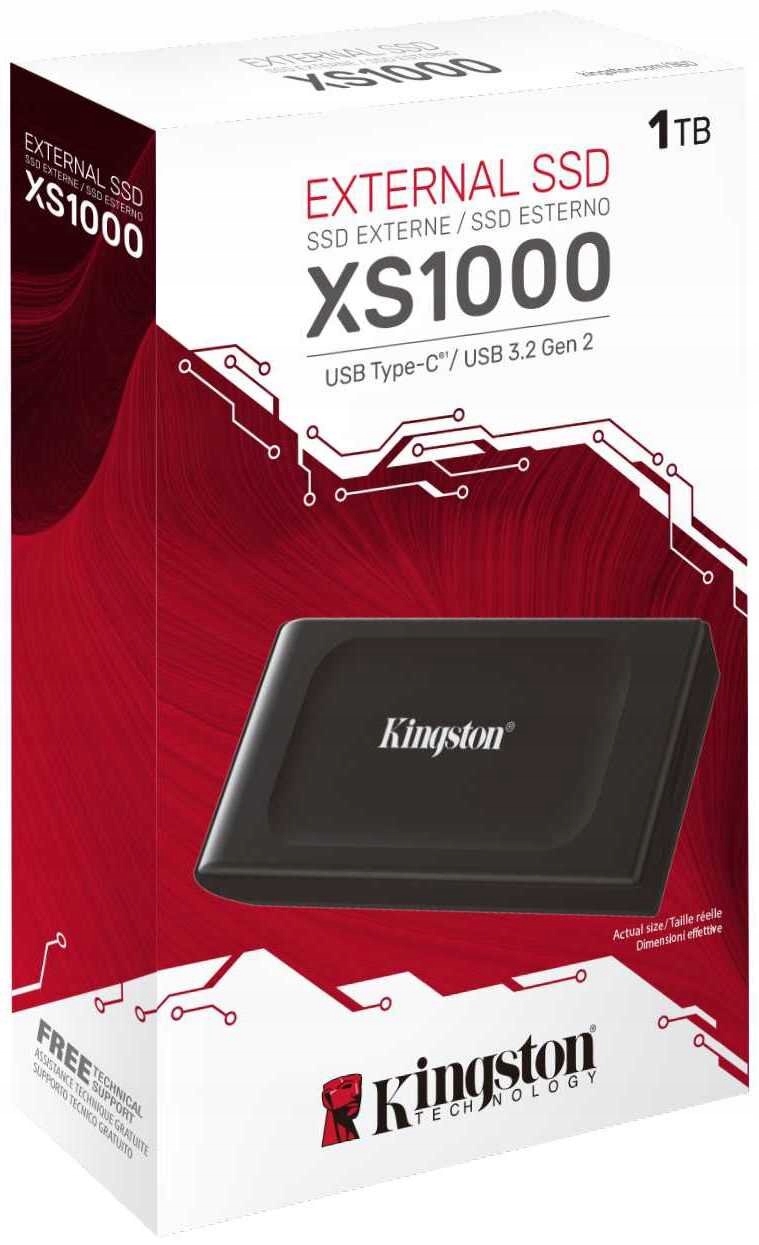 KINGSTON XS1000, 2TB, Przenośny — 5