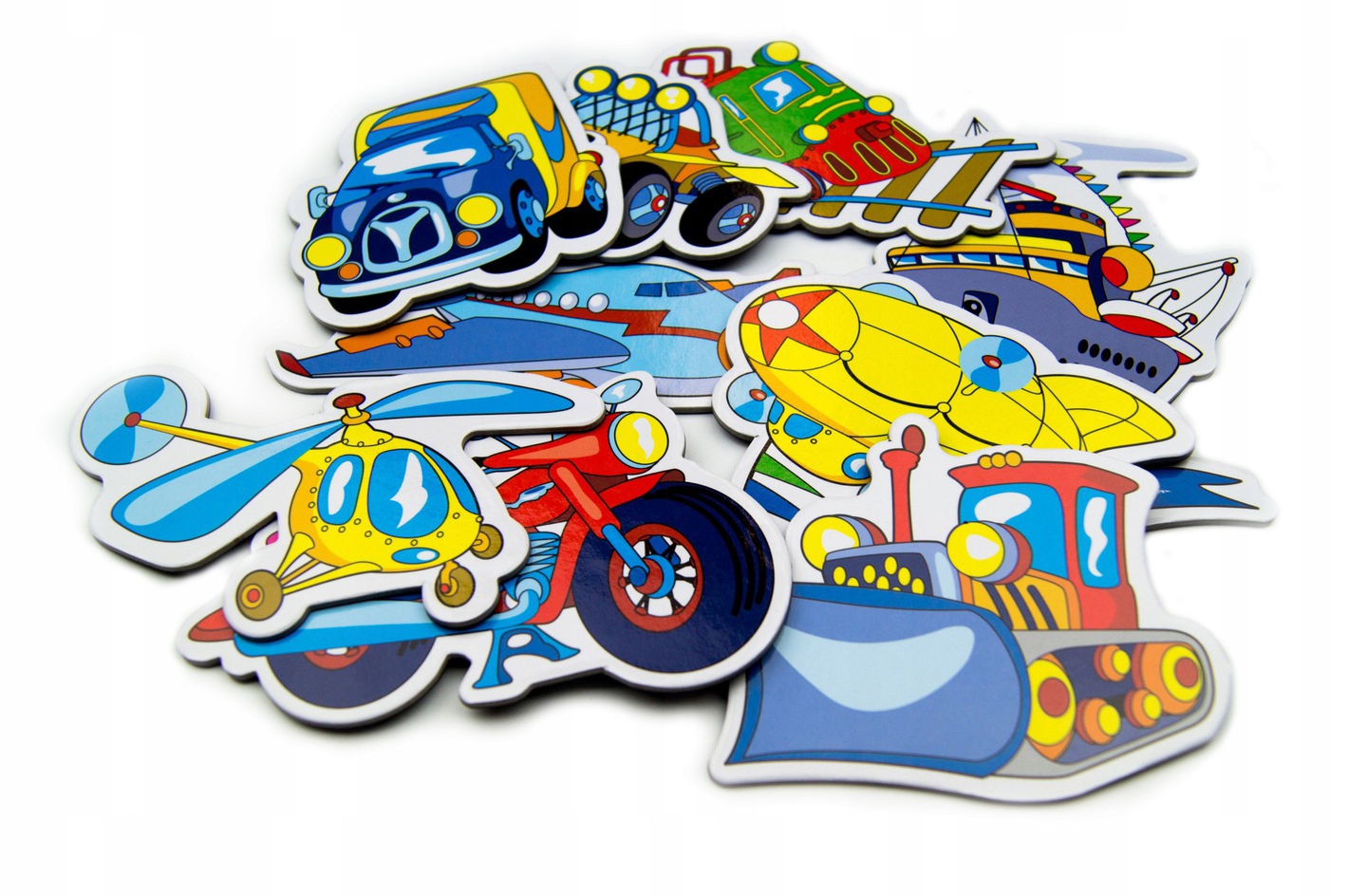 Magnesy na lodówkę POJAZDY Marka Media Mag