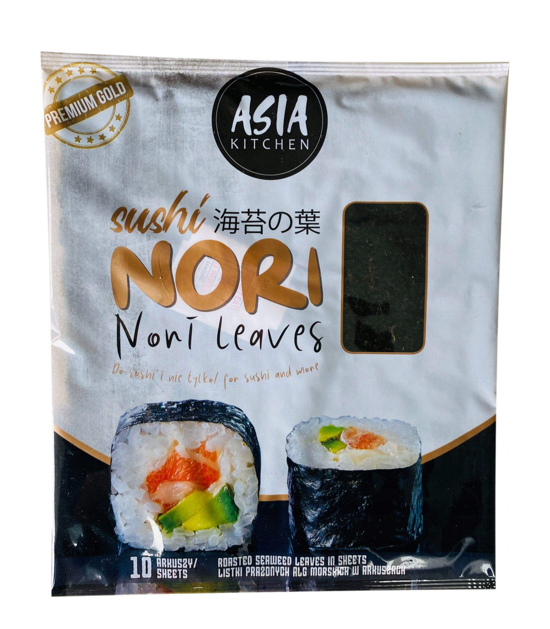 

Wodorosty do Sushi Nori Gold 10 arkuszy
