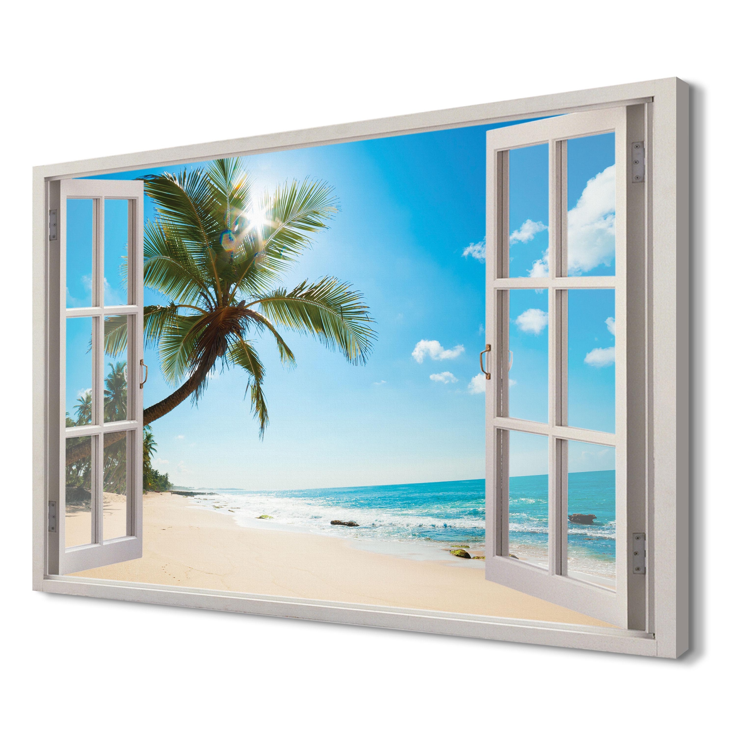 

Tropikalna plaża Obraz canvas 3d 120x80 do kuchni