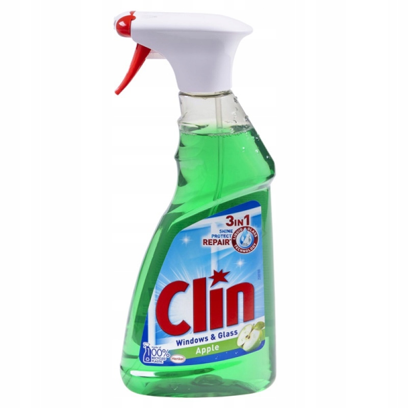 

Płyn do mycia szyb i luster Clin 500ml Jabłko