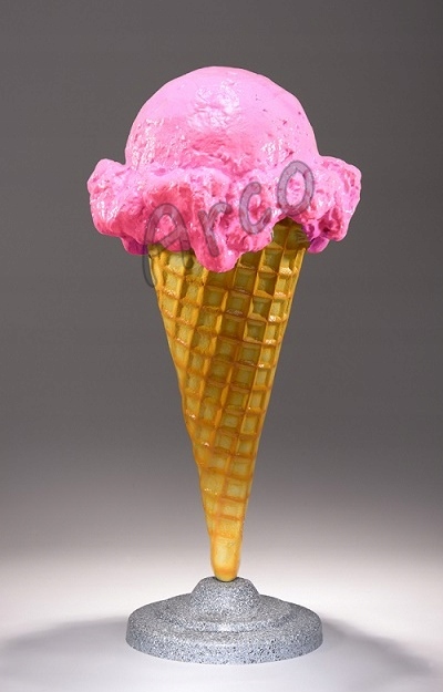 3D Reklama lód kulka- gałkowy OPCJE