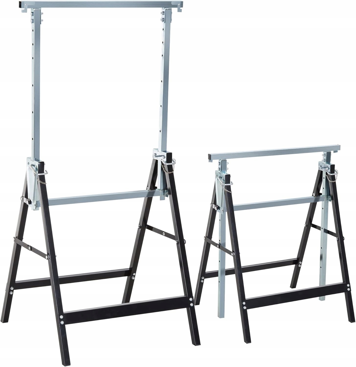 2 x Rozkládací Dílenská Kobylka Stojan Dílenský 800-1300 mm 150 kg