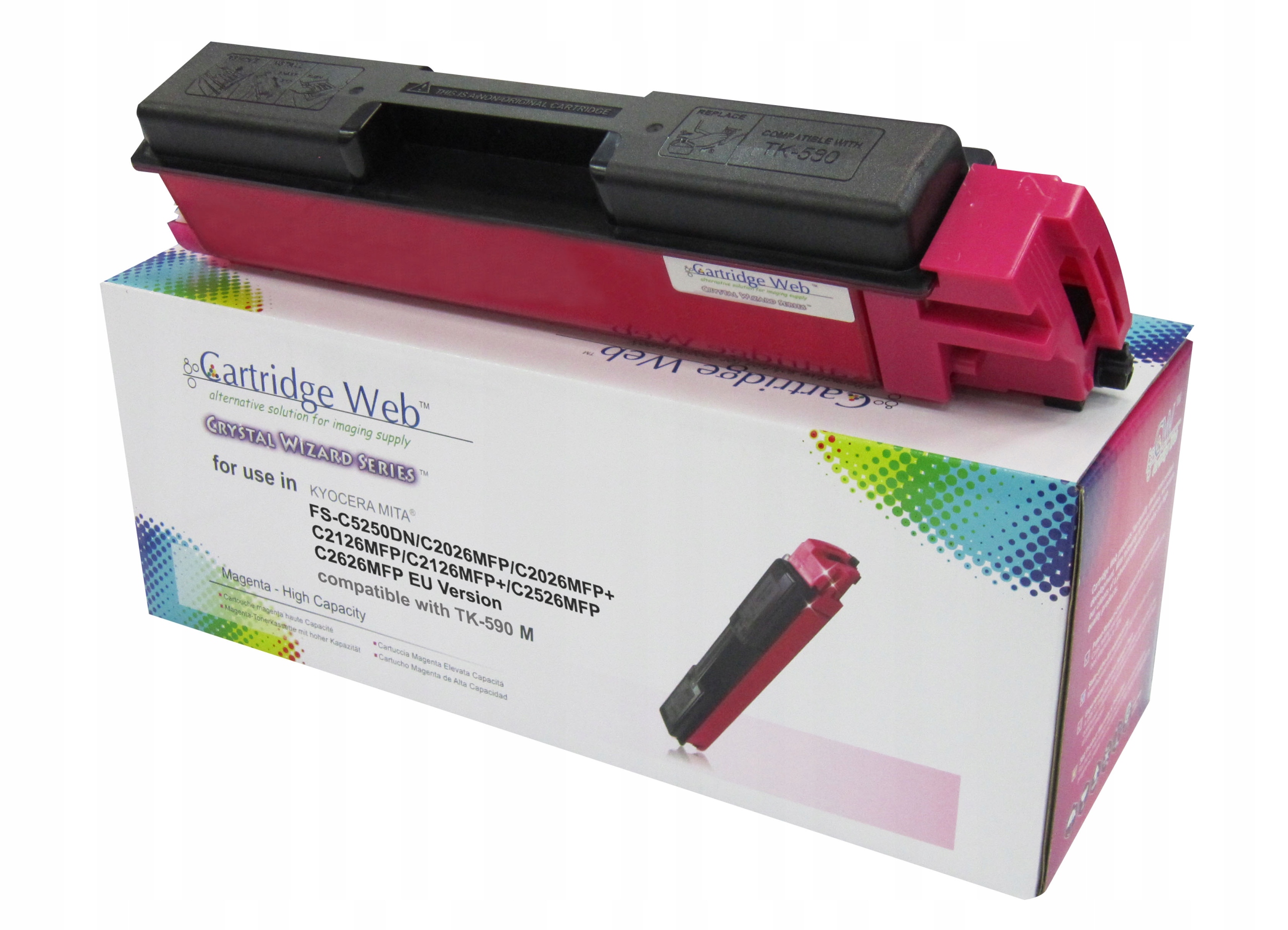 Toner Cartridge Web Magenta Kyocera TK590 náhradní TK-590M