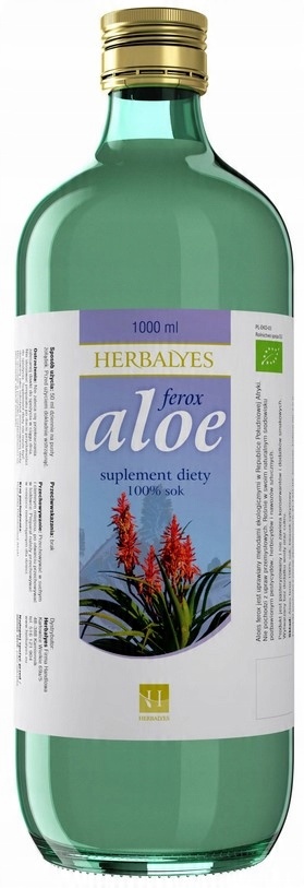 

Herbalyes Aloe Ferox Bio Sok z Dzikiego Aloesu 1L