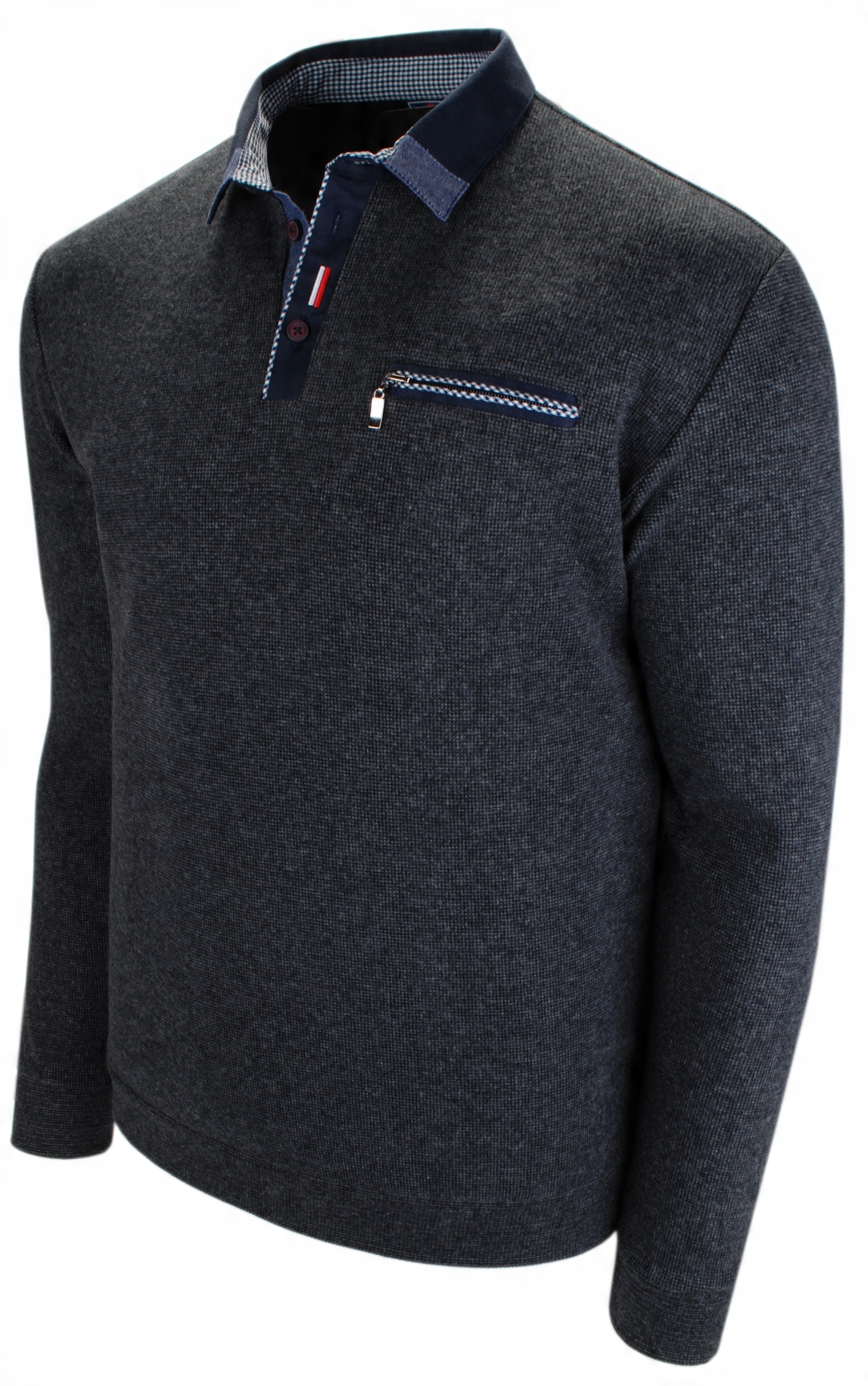 

M-męski Sweter Polo Z Kołnierzykiem OB-05-3