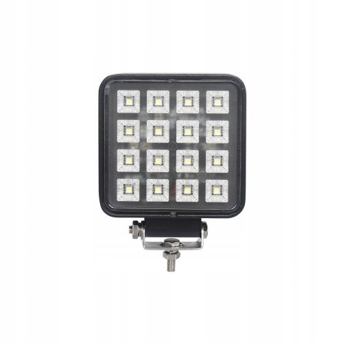 

Lampa robocza 16xLED kwadrat z włącznikiem 2400LM