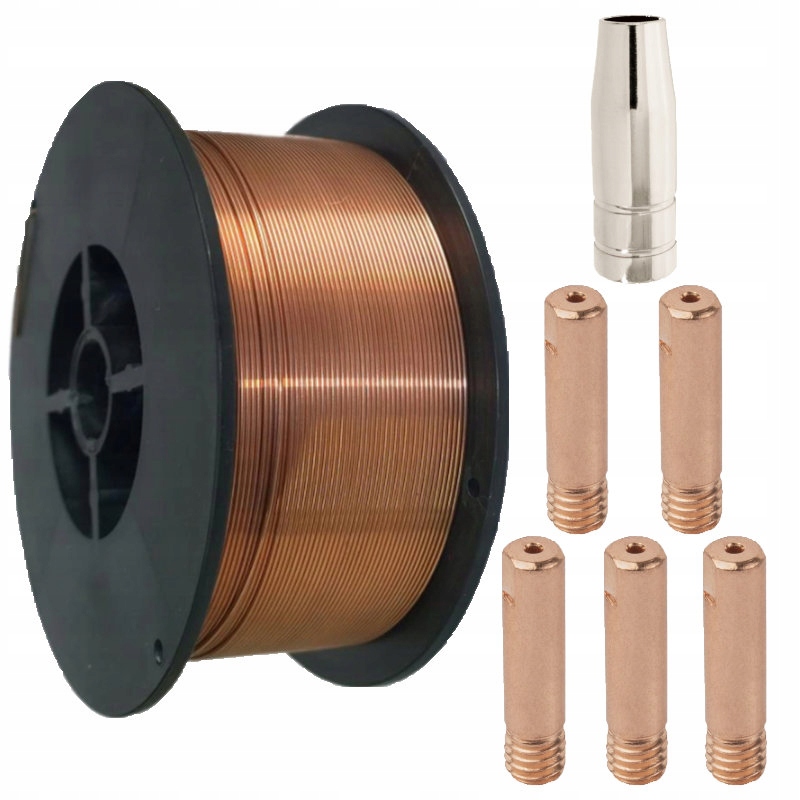 

Drut spawalniczy do MIGOMAT-0,8mm, D100-1kg-zestaw