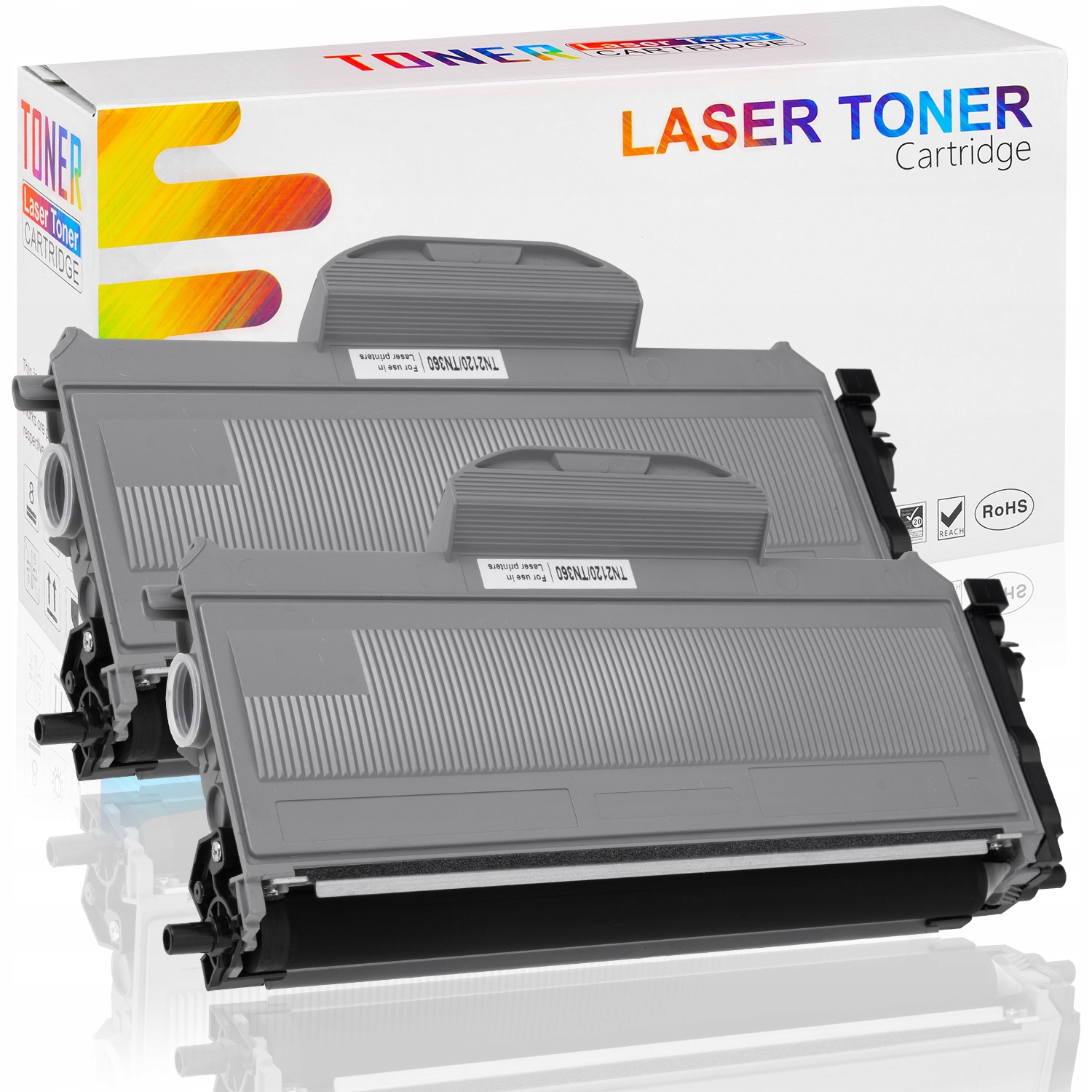

2x Toner Do Brother TN2120 TN2110 HL2140 DCP7030