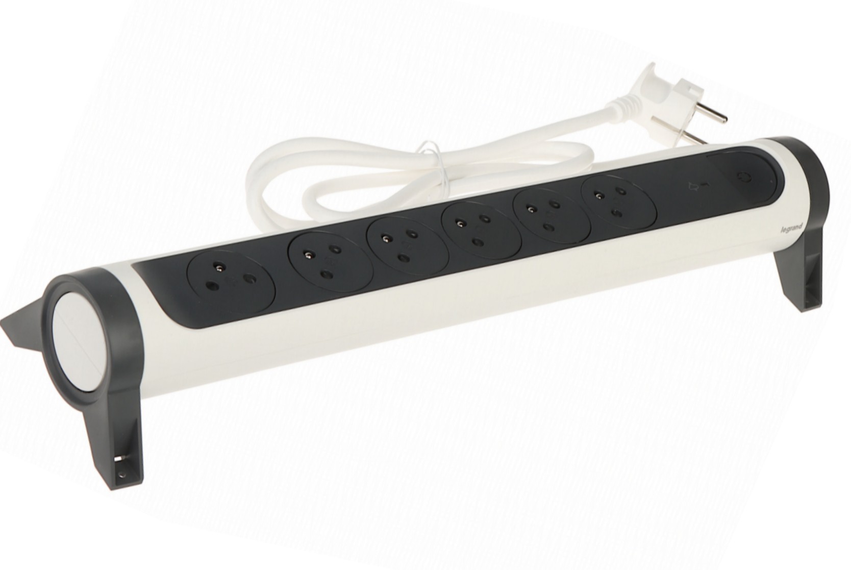 LISTWA ZASILAJĄCA PRZECIWPRZEPIĘCIOWA PRZYKRĘCANA 6 GNIAZD 1.5 m LEGRAND