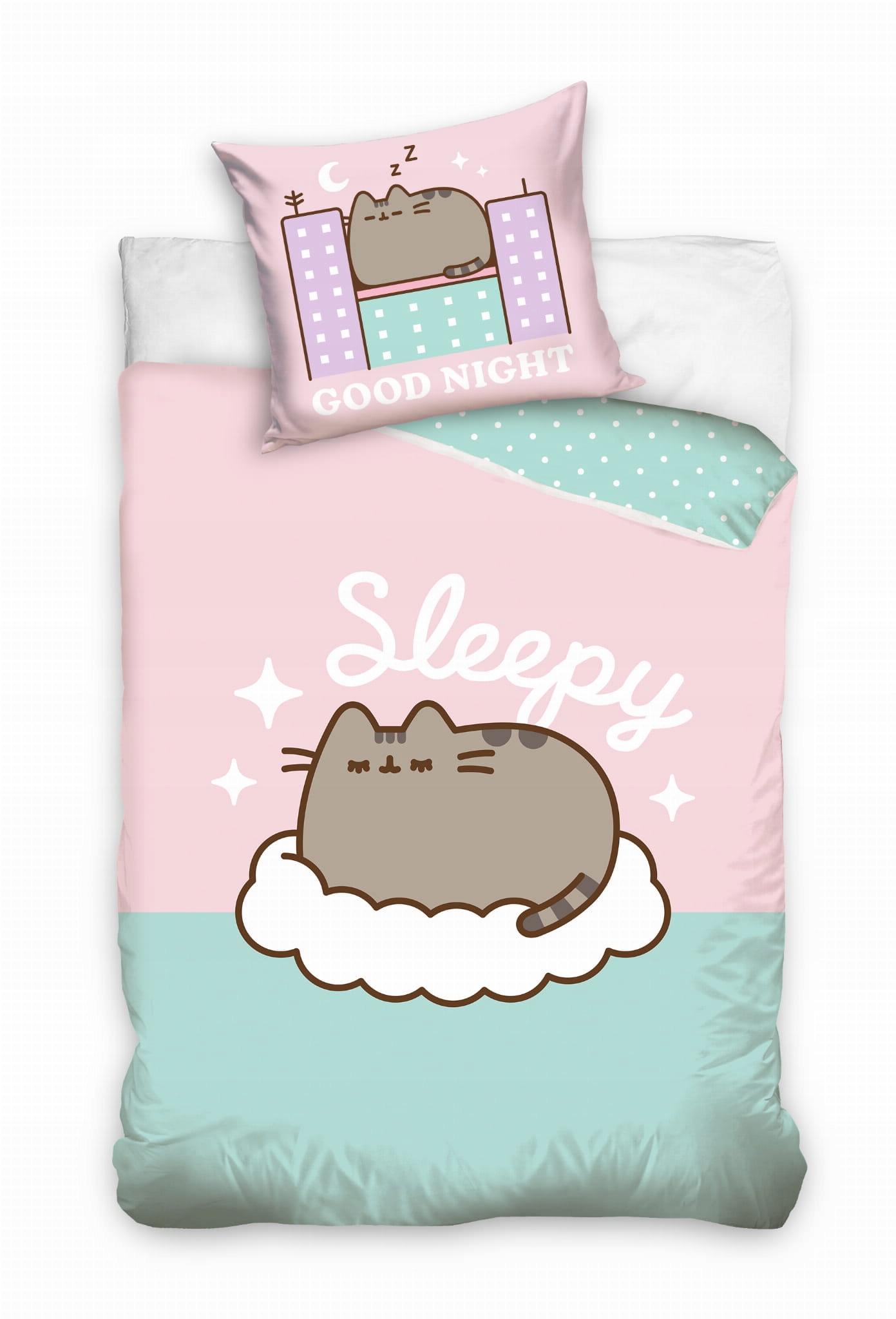 

Pościel Bawełniana 160x200 Pusheen Kotek