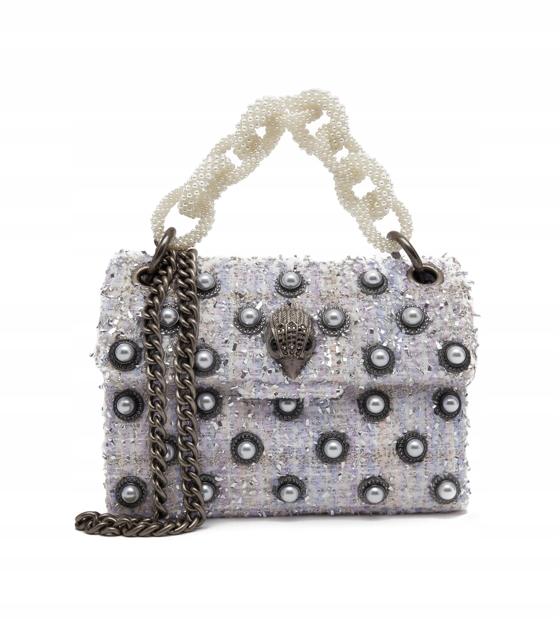 Kurt geiger london tweed mini kensington x sale