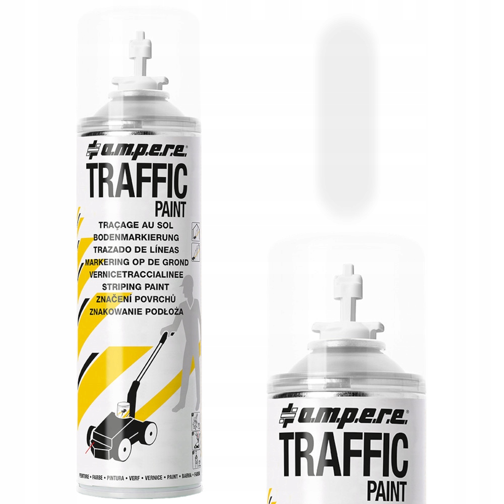

Farba drogowa znakująca biała Traffic 500ml 1szt