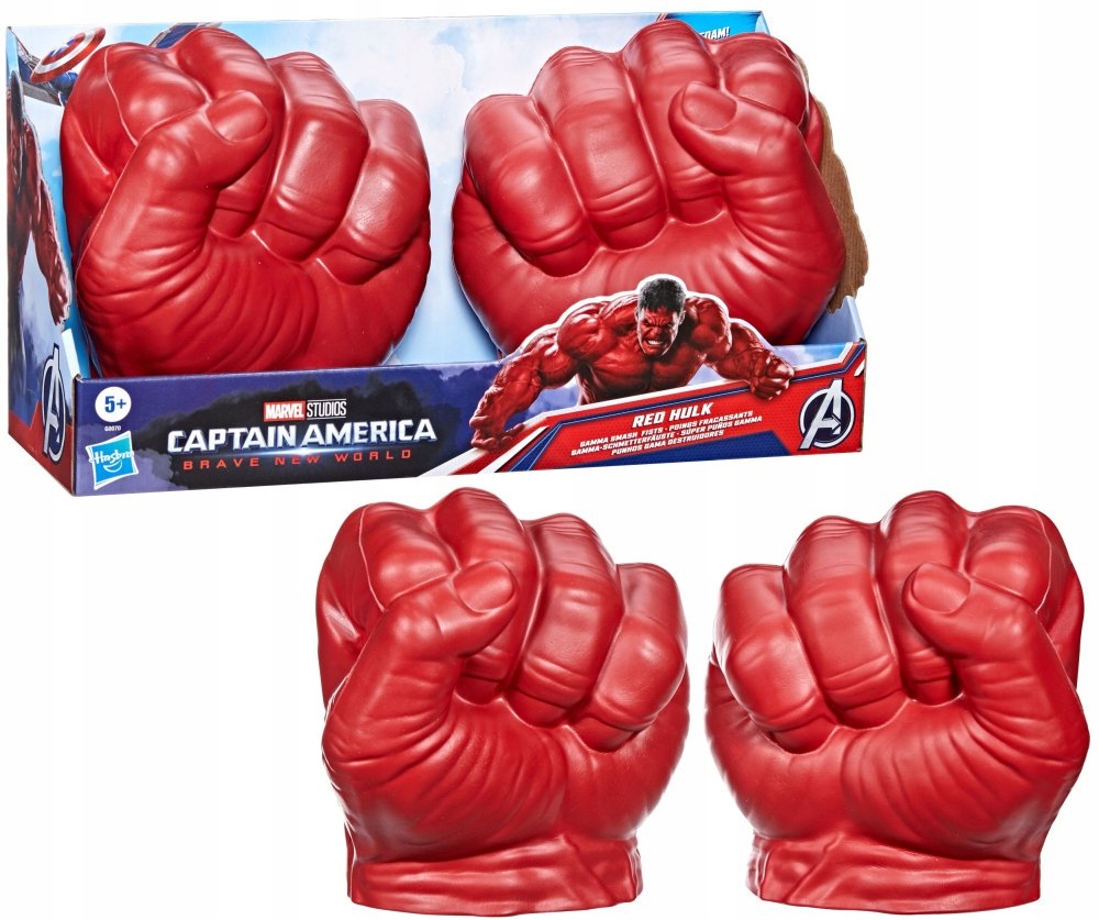 Marvel Avengers Pěsti červeného HULKa na nošení Brave New World G0070