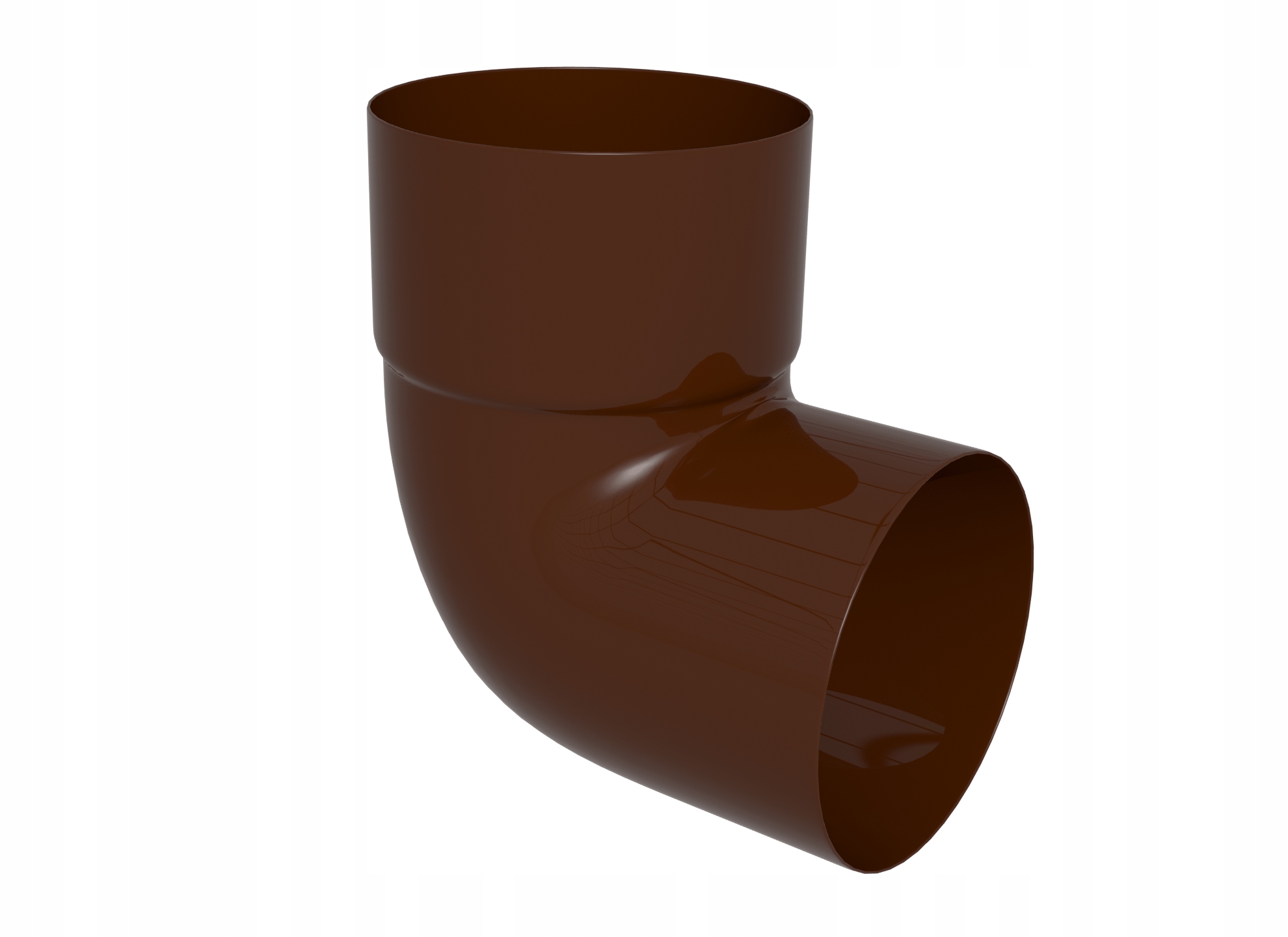 Kolano fi80, kąt 87 st. brąz