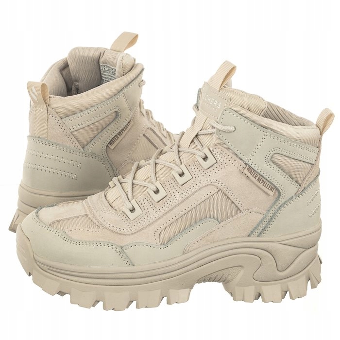 Buty Trekkingowe Skechers Hi Ryze Off White Beżowe