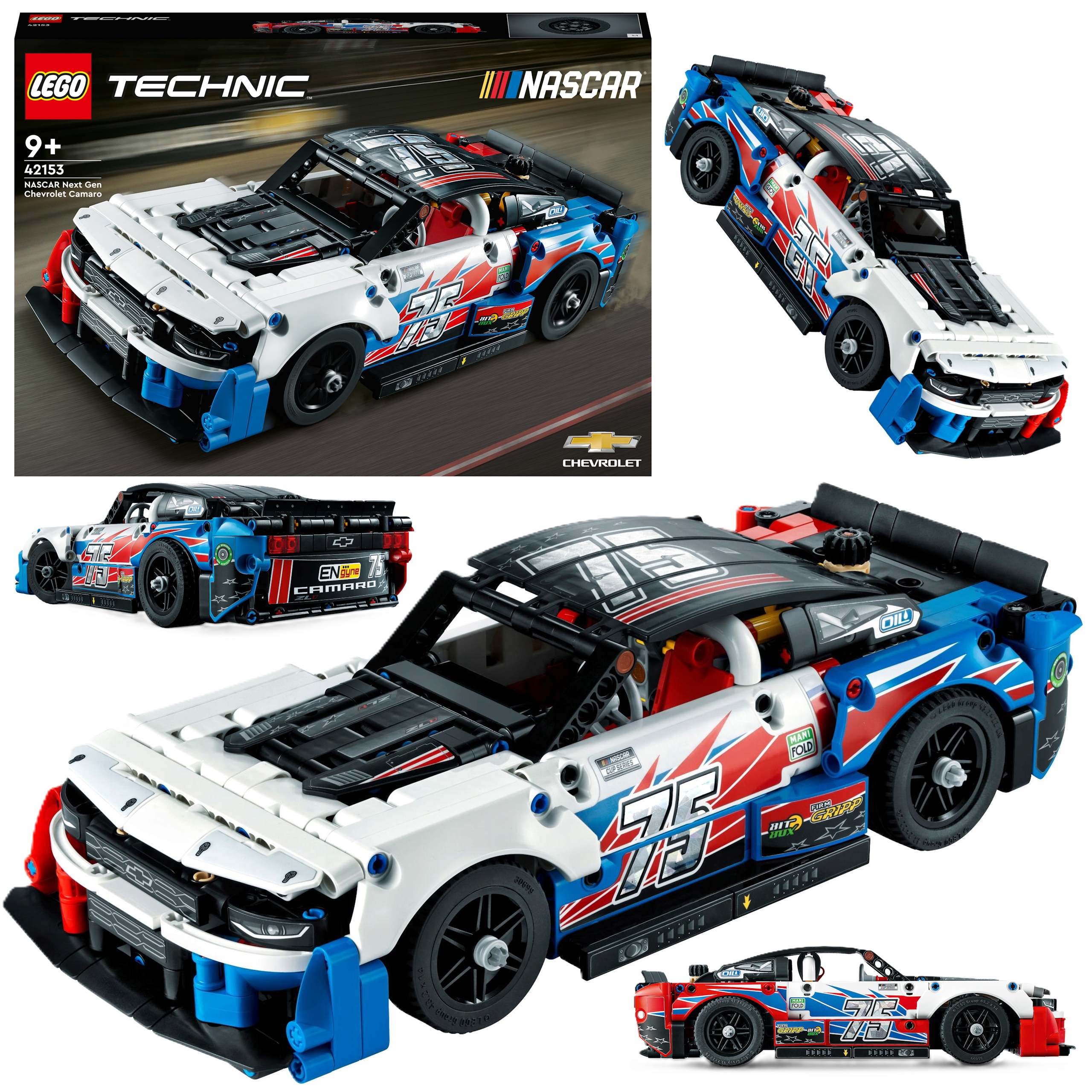 Lego Technic Nowy Chevrolet Camaro ZL1 Serii Nascar Zestaw Święta