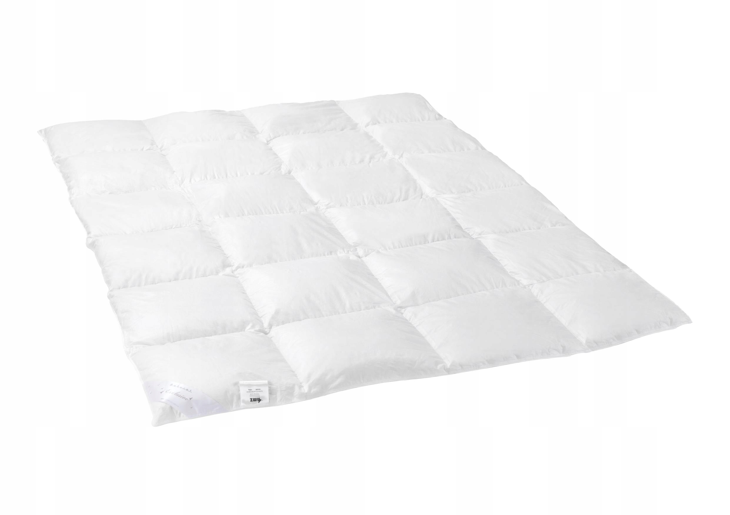 Páperová prikrývka Celoročná 200x200 Royal biela 100 % páperová