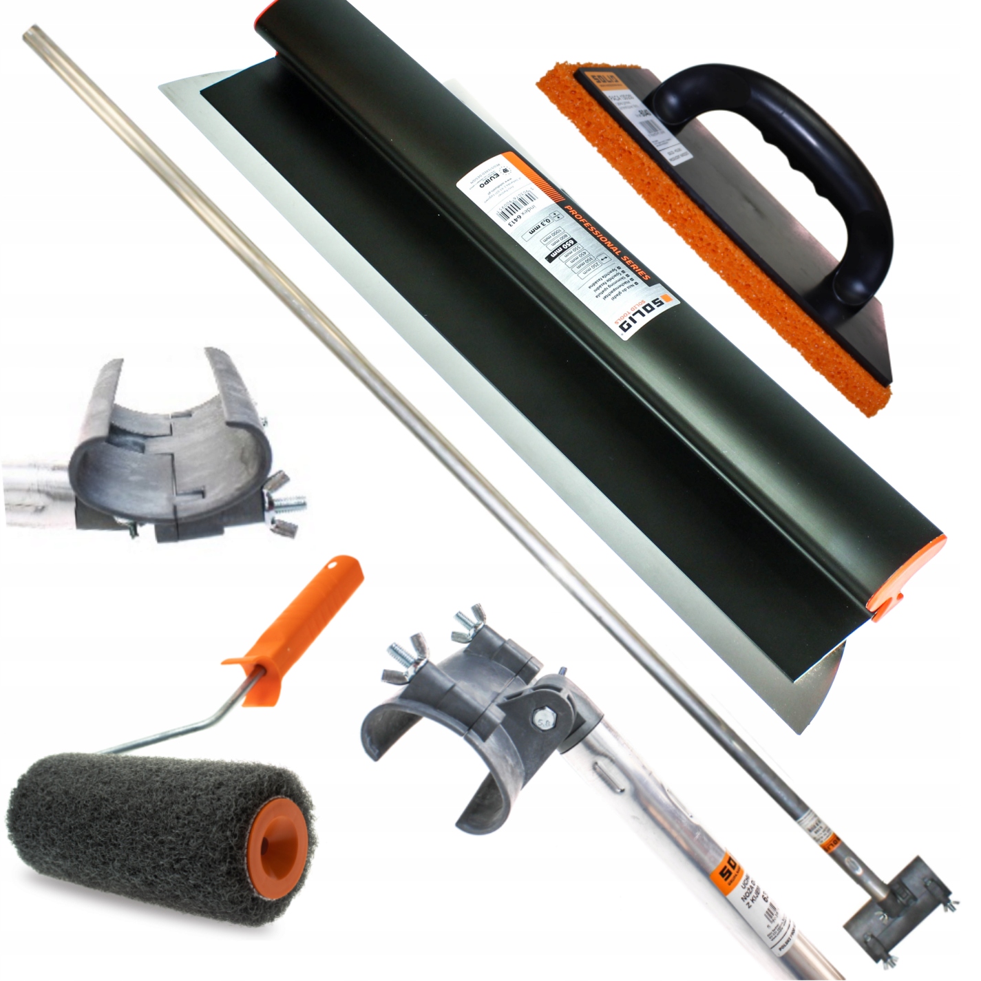 

Solid Nóż 65cm Kij Adapter Wałek Paca Do Gładzi