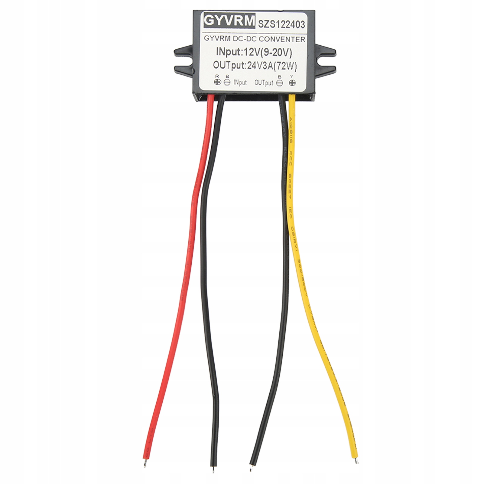 Regulator Konwerter Napięcia Przetwornica 12V 9-20V Na 24V 3A DC-DC