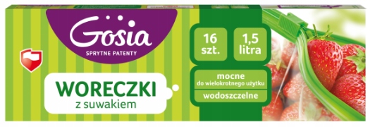 

Poręczne Woreczki Z Suwakiem 1,5 L Gosia