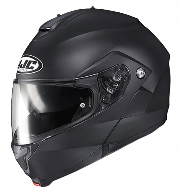 Hjc C91N Solid Semi Flat Black čeľusťová prilba s blendou čierna matná M