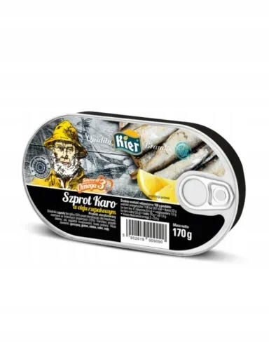 9 x Kier Šprot Karo v oleji 170 g