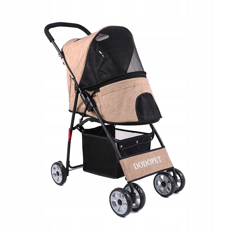

Wózek Spacerowy Dla Psa Kota Transporter 15 kg Beż