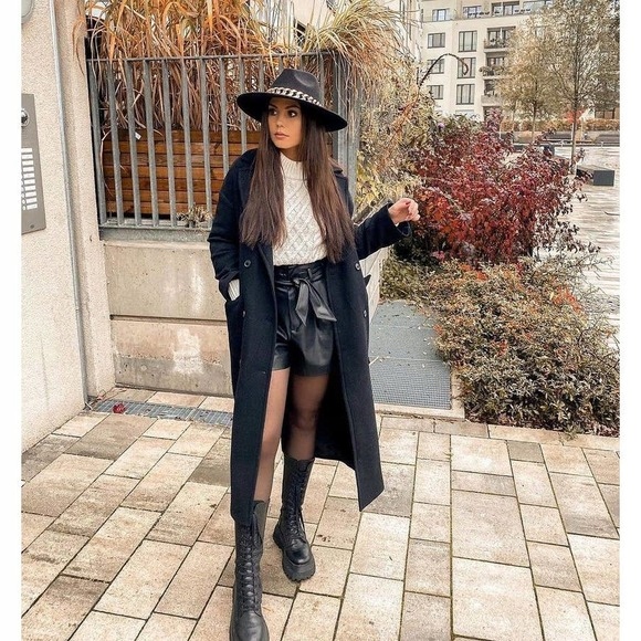 wełniany płaszcz oversize limitowany Zara M 38