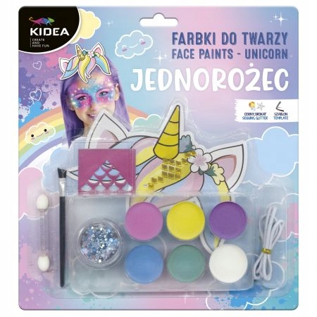 

Farby do malowania twarzy ciala farbki Unicorn Jed