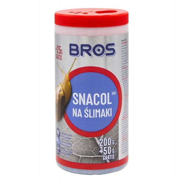 

Bros Snacol 3 Gb Na Ślimaki 200G+50G