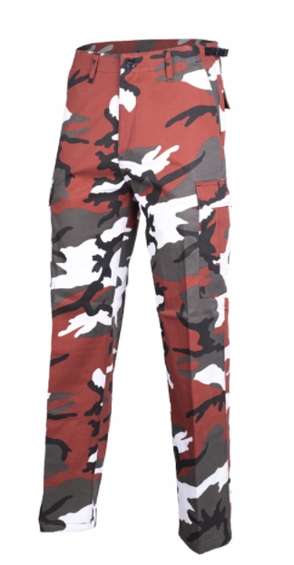 

Spodnie Moro Wojskowe Bojówki Męskie Red Camo XXL