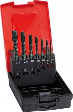 Sada strojových závitníkov DIN371/376 Hsse TiN, tvar C, M3-M12