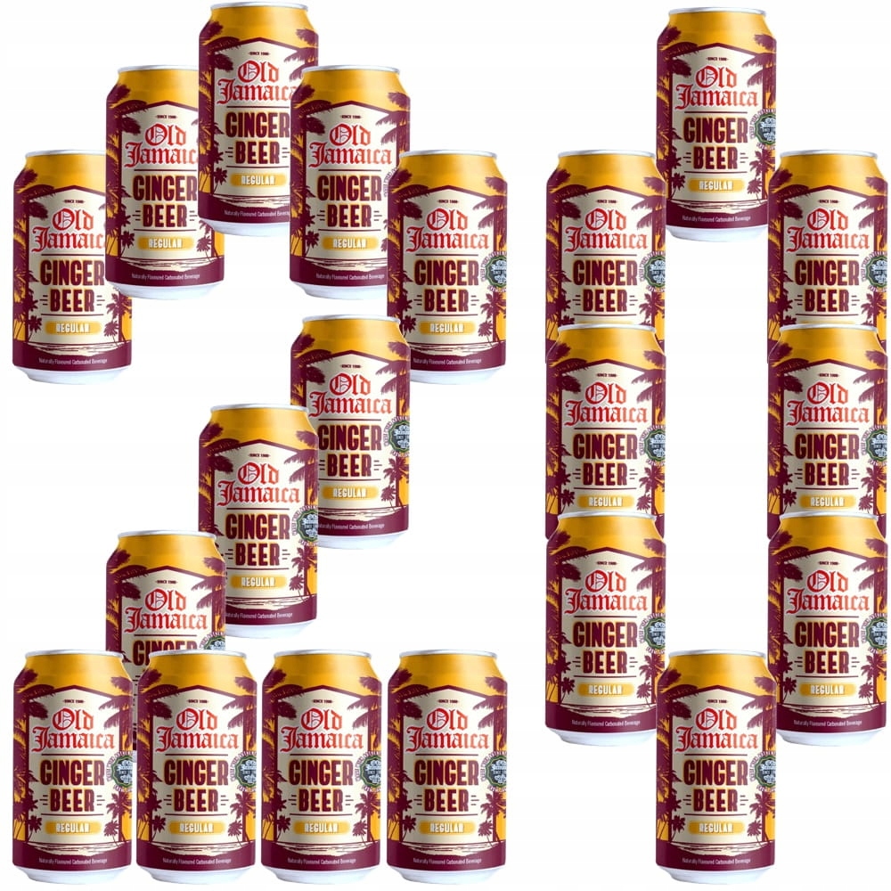 Levně 20 x Nápoj Nealkoholické pivo Zázvorová příchuť zázvoru Ginger 330 ml Old Jamaica