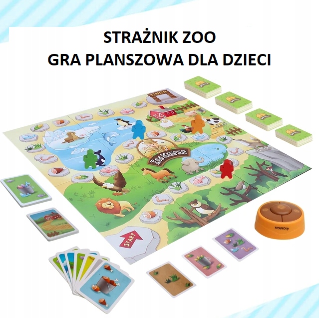 Gra Logiczna Planszowa Nauka Dźwiękowa Dla Dzieci: Strażnik Zoo