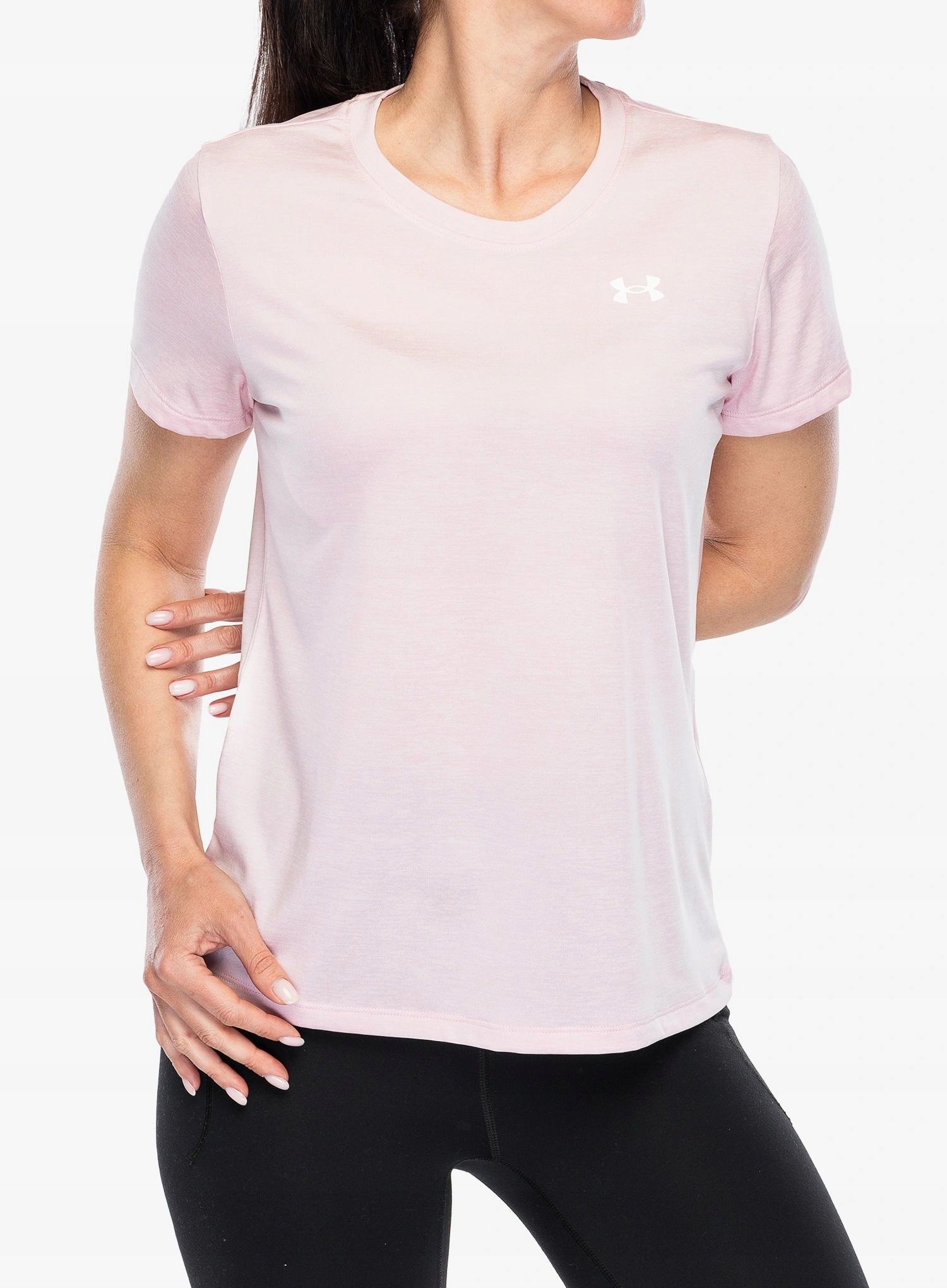 Tričko tréninkové tričko Under Armour Ua Tech Twist Ss prime pink Xs