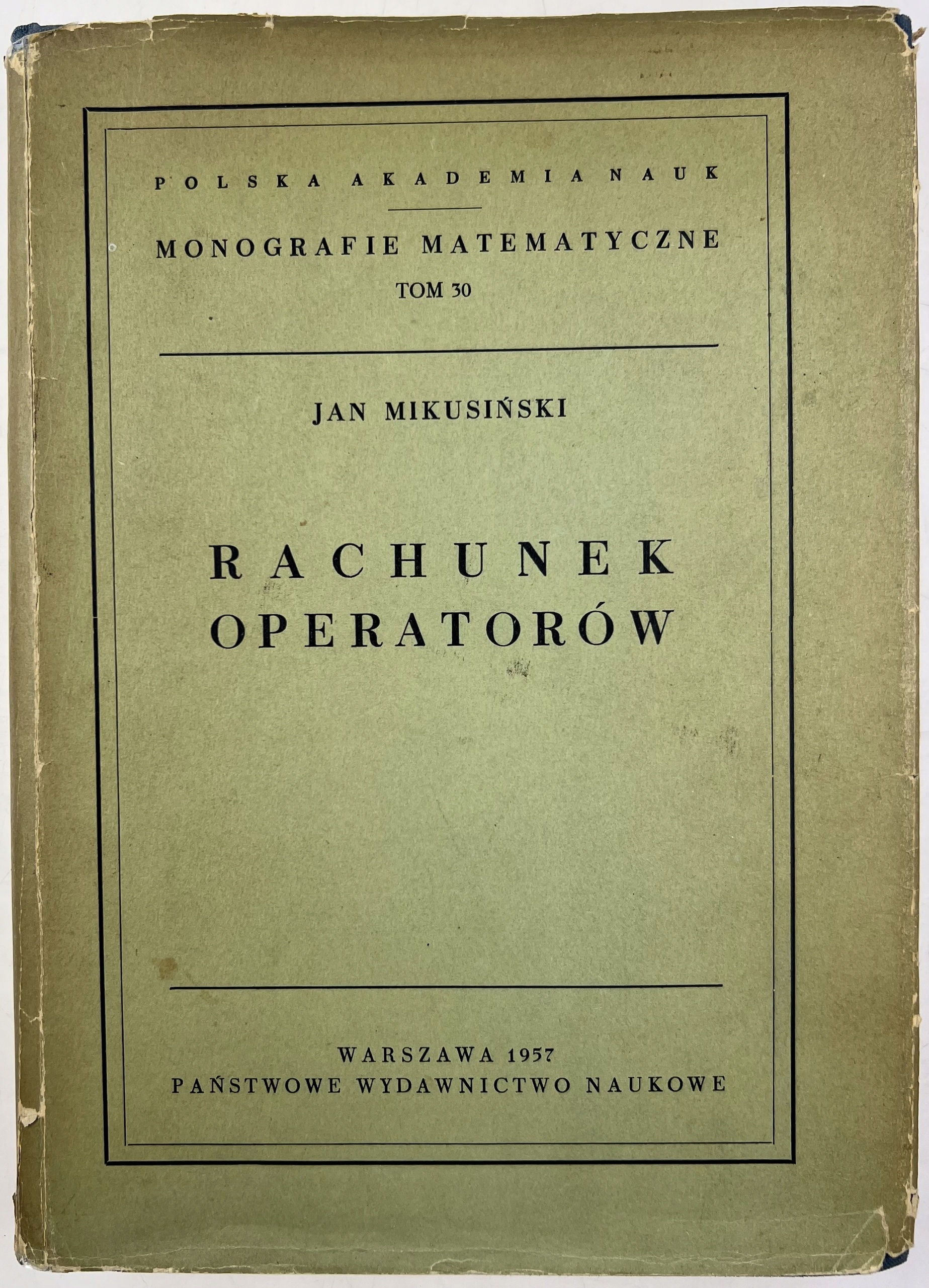 Rachunek operatorów Jan Mikusiński