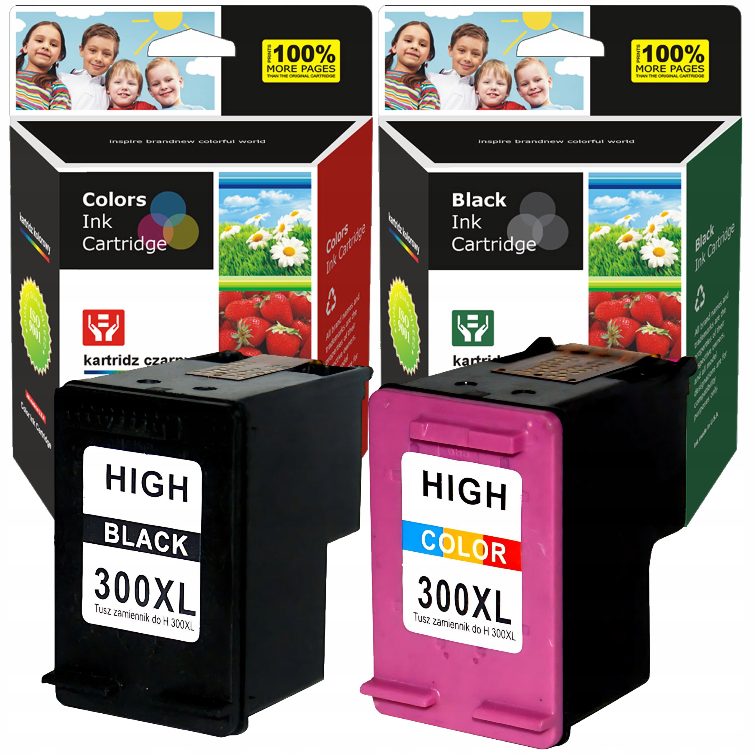 Tusze do Hp 300 300 XL D1660 D2560 4280 4640 F2420 F4580 PhotoSmart C4400
