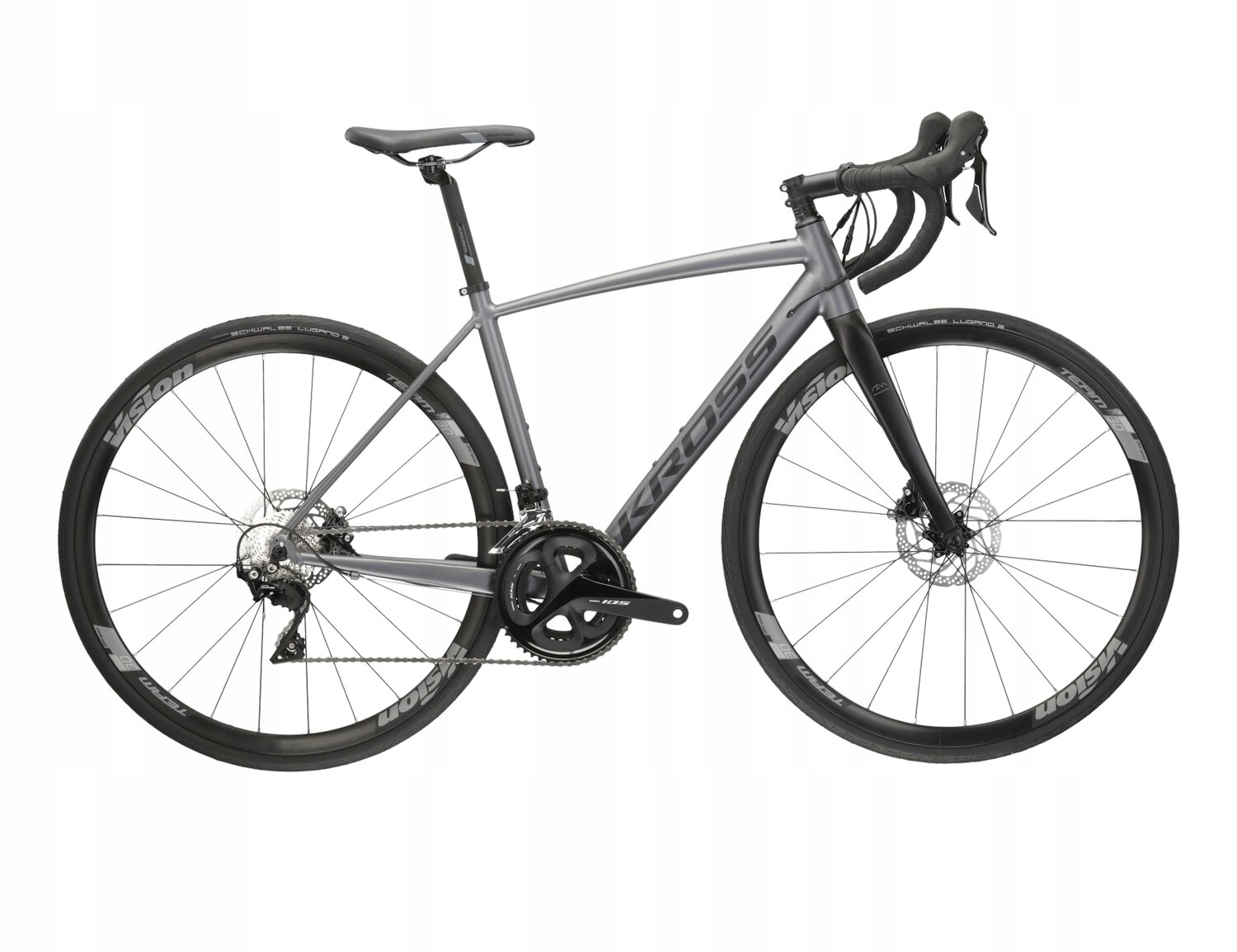 Rower szosowy Kross Vento Dsc 5.0 rama 23 cale koło 28 szary "