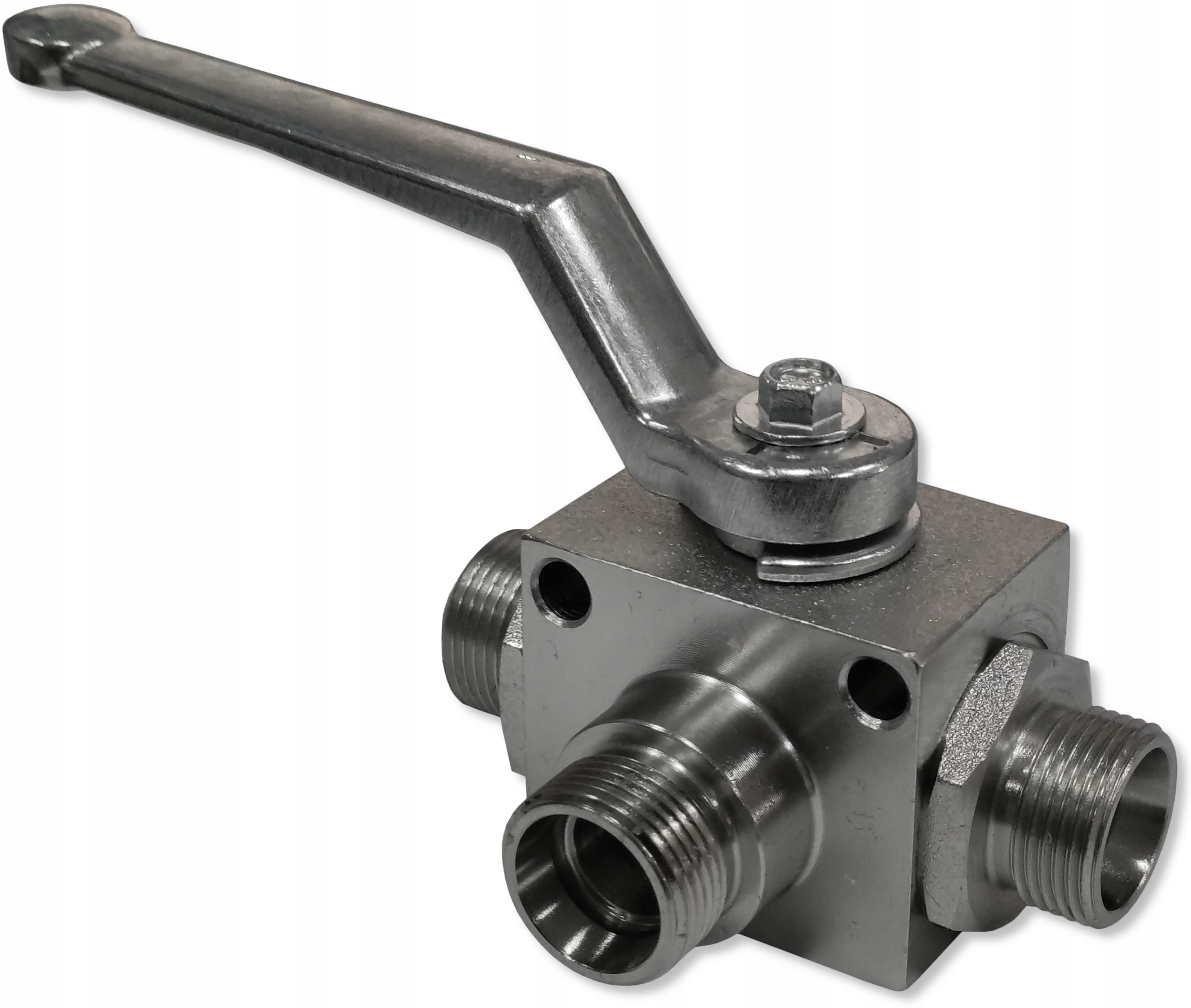 

Zawór Hydrauliczny Ręczny Kulowy 3 Drogowy M22 60L