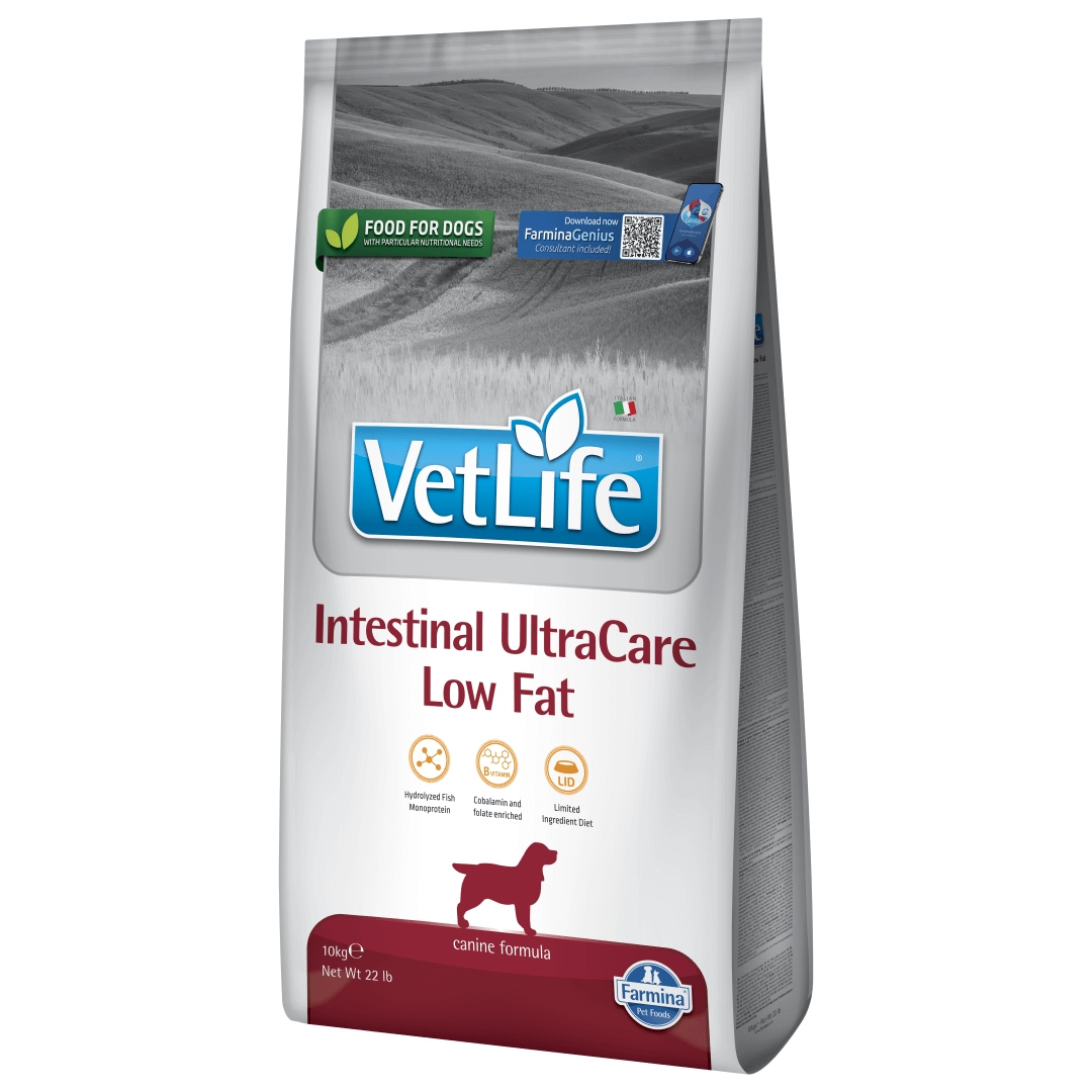Levně Farmina Vet Life Dog Intestinal Ultracare 10 kg Dietní Krmivo pro psy