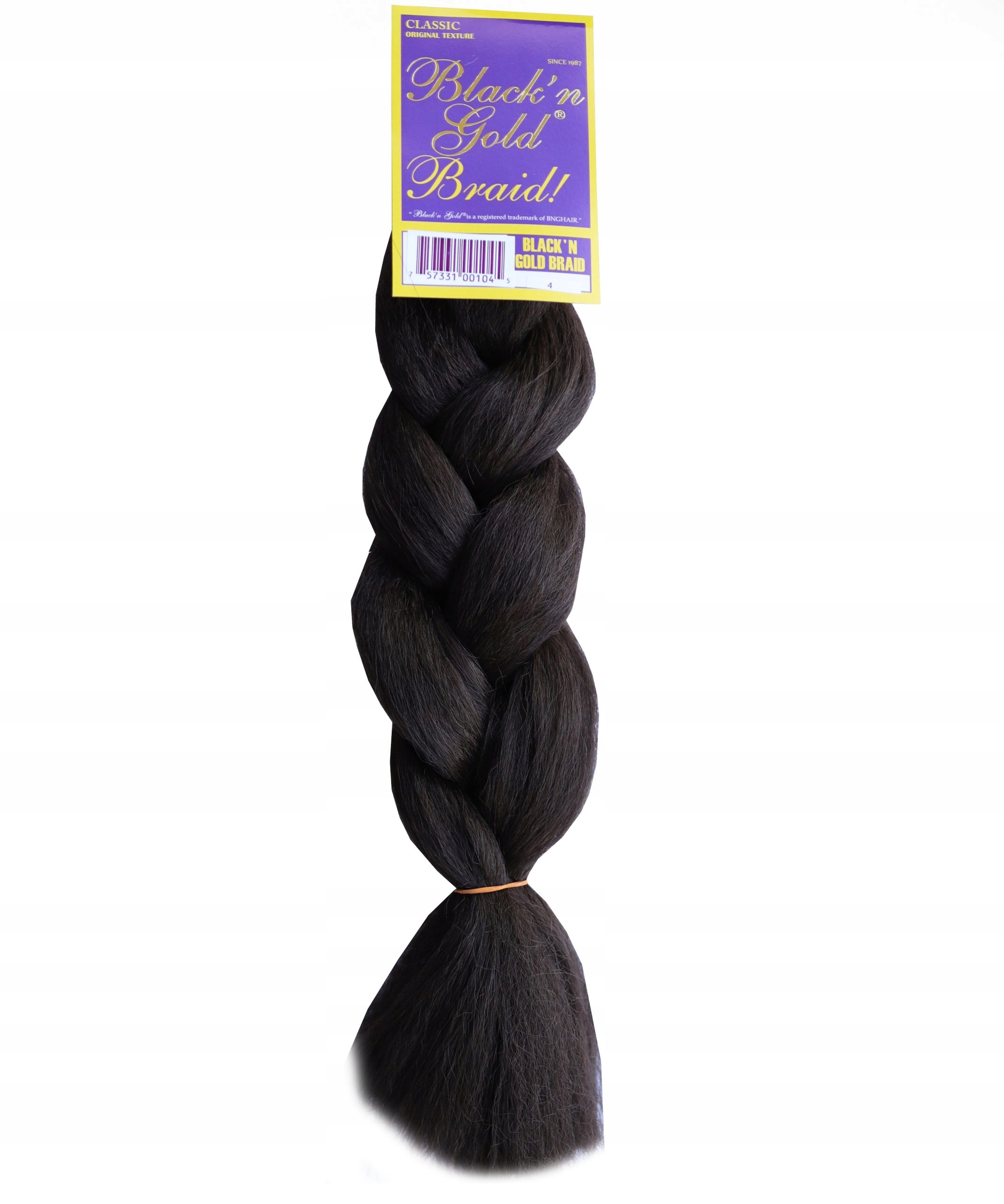 

Włosy warkoczyki dredy Soft Kanekalon Black N Gold