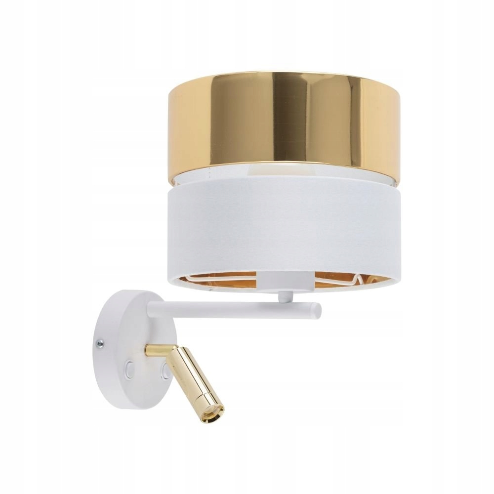 Nástenné svietidlo na čítanie Hilton White/gold 5361 Tk Lighting