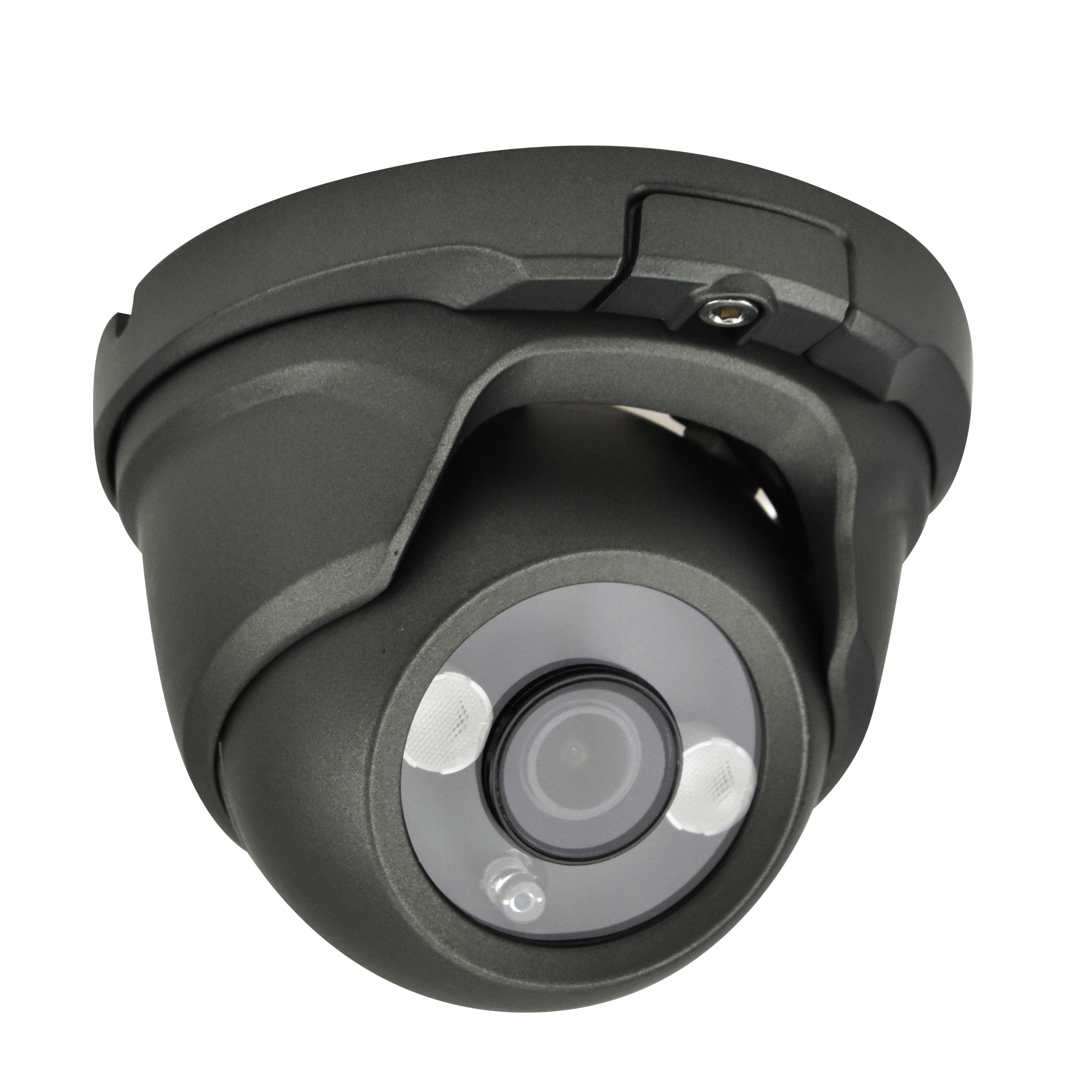 KAMERA ZEWNĘTRZNA ANALOGOWA 5MPX KOPUŁOWA SZARA METALOWA 4w1 TVI AHD CVI Obudowa kopułkowa (dome)