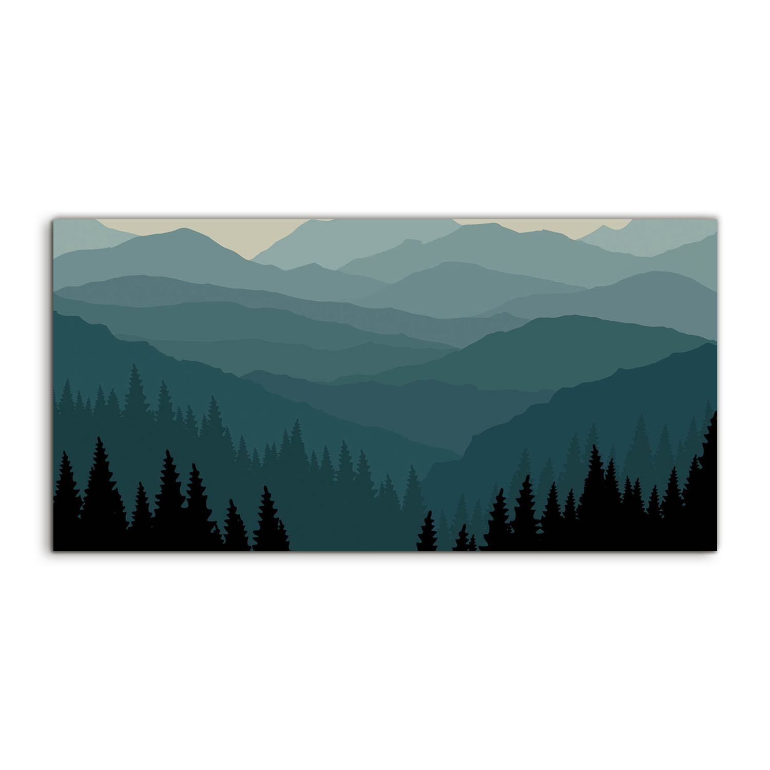 

Obraz 140x70 nowoczesny Art Góry Krajobraz wiszący