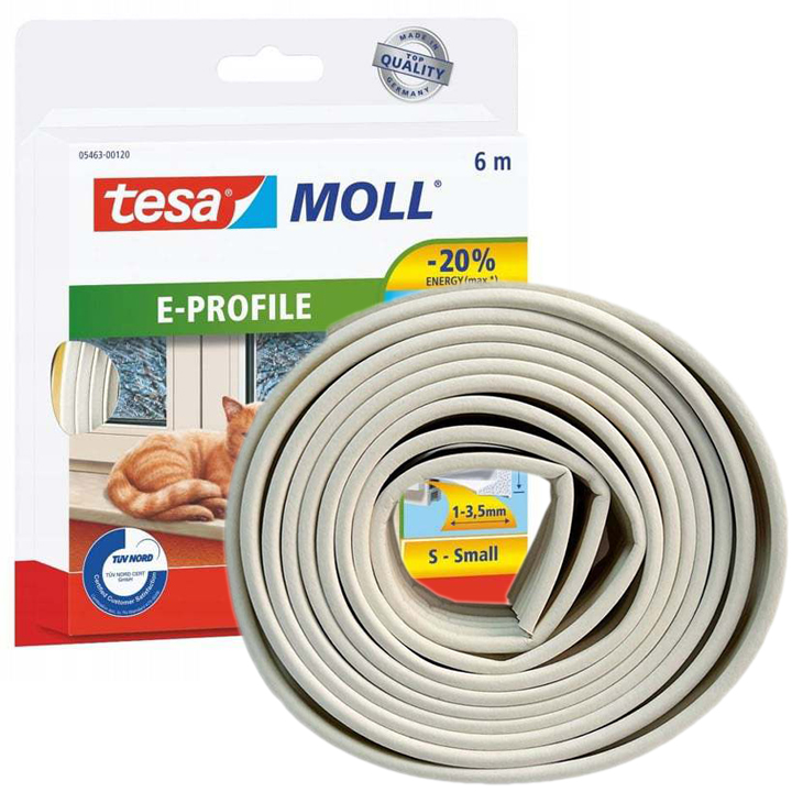 Uszczelka samoprzylepna do okien pcv tesa E 6M