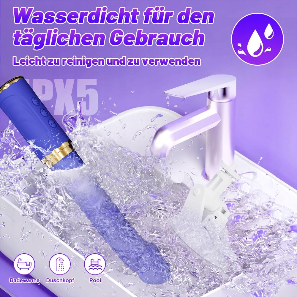 DILDO VIBRATOR Zabawka Erotyczna Dla Kobiet i Mężczyzn 10 Trybów Wibracji — miniatura 6