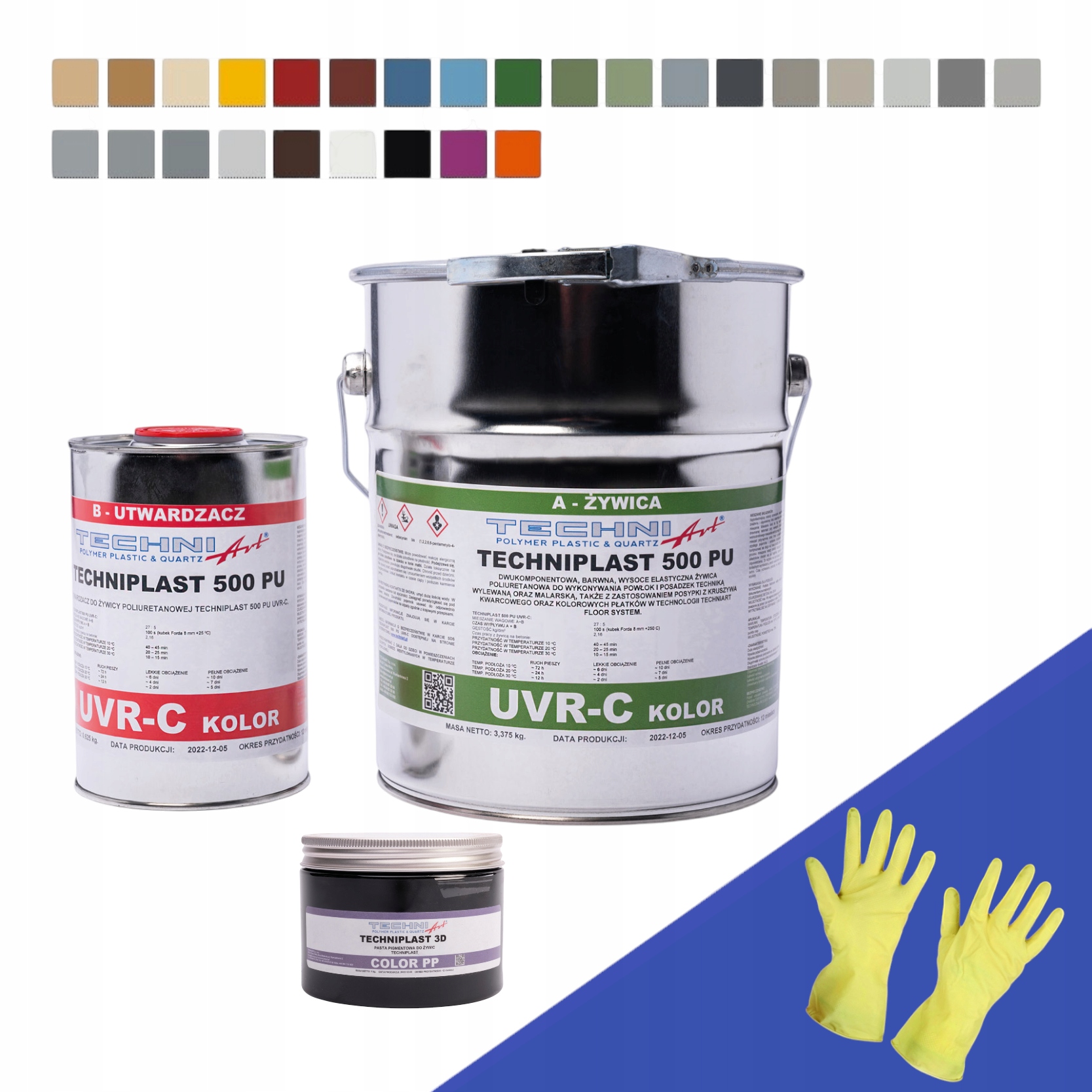 Techniplast 500 Uvr-c Polyuretanová pryskyřice Barvená 4kg